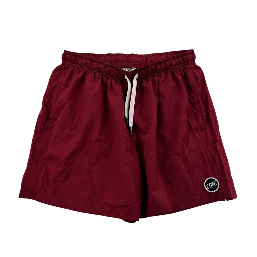 Cove Athletic Swim Trunks Mens 32 Burgundy Red Excellent Board Shorts